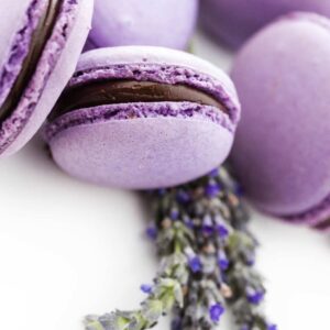 Macaroons violetas