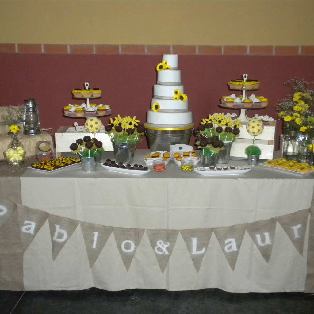 Sweet table boda