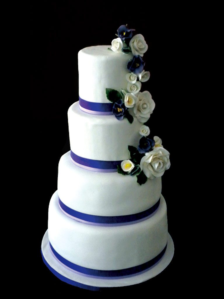 eventos bodas tartas con fondant Annamaría&Luis