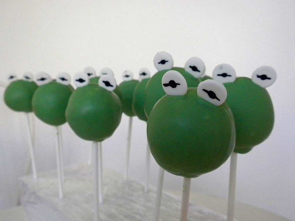cakepops: ranas