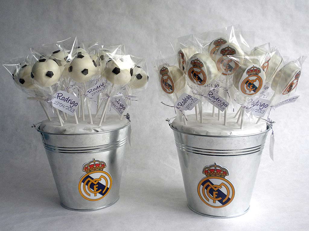 Cakepops del Real Madrid