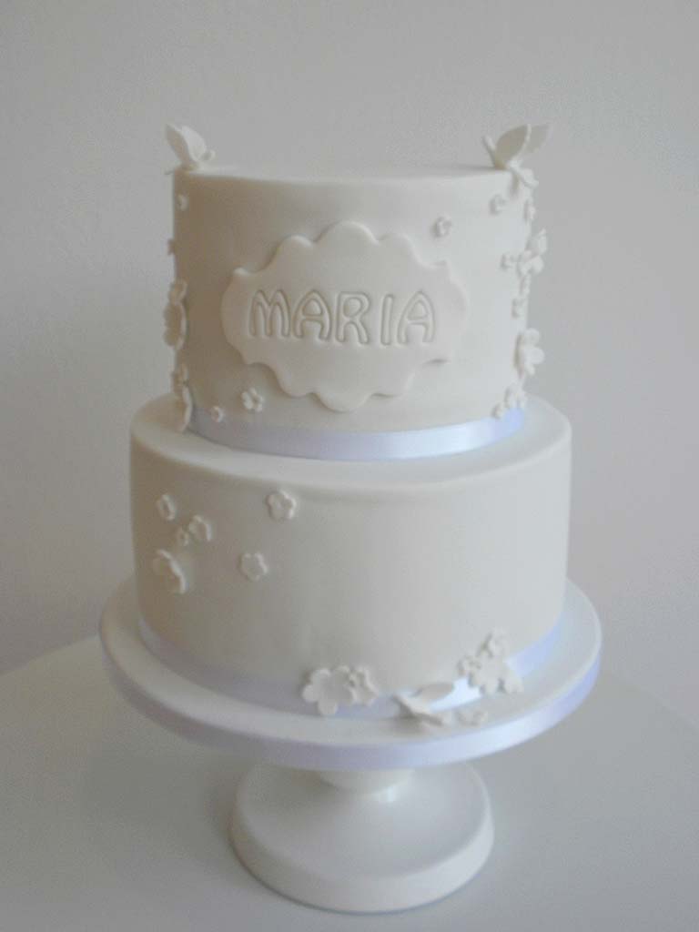 eventos comuniones tartas con fondant María