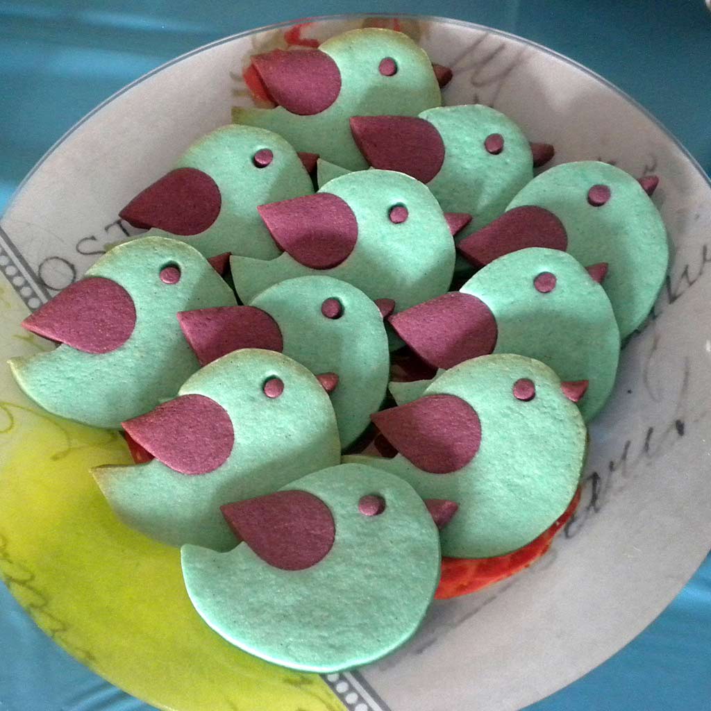 Galletas: pájaros