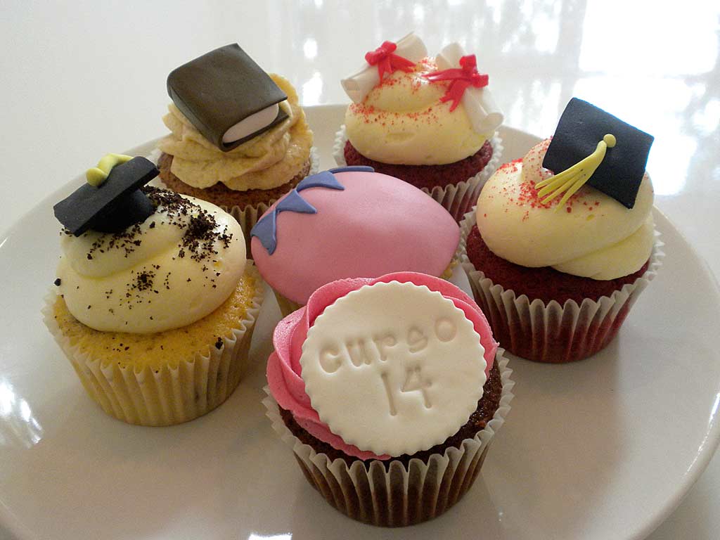 cupcakes personalizados graduación