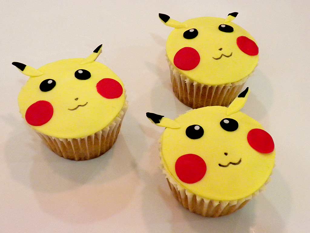 cupcakes personalizados Pikachu