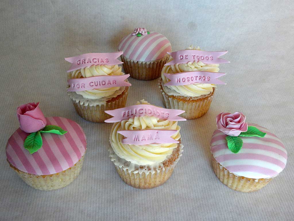 cupcakes personalizados felicidades mamá