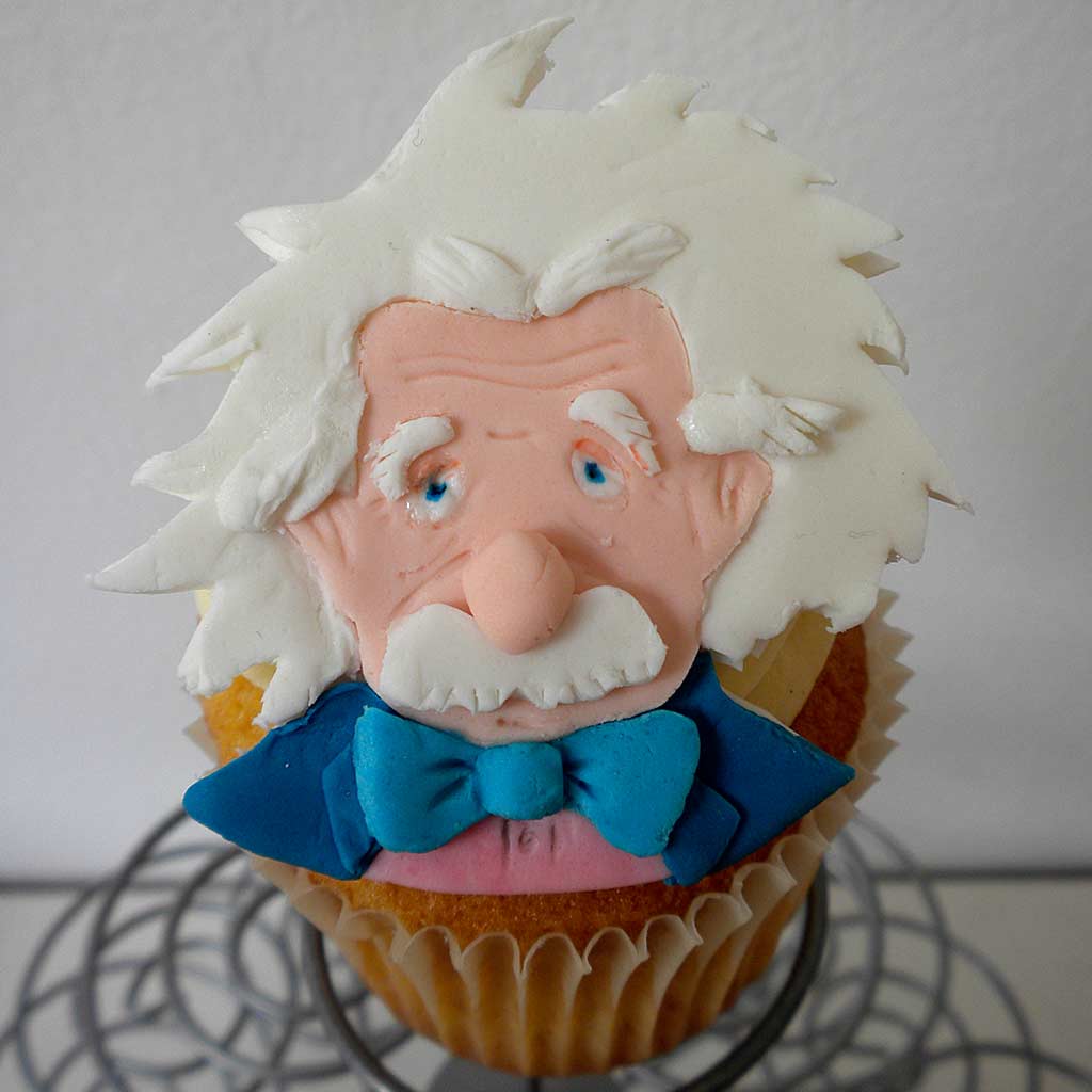cupcake personalizdo Albert Einstein