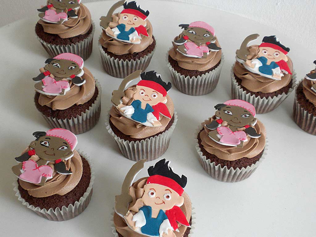 Cupcakes personalizados jake y los piratas