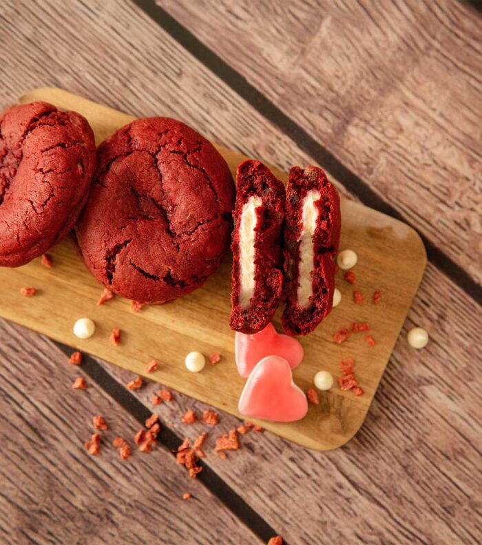 Cookie red velvet por happy cupcakes to you